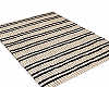 Natural striped rug