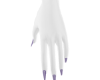 Kawaii Purple Nails
