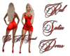 Red Satin Dress