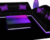 Black Purple Couch