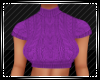 Crop Plum Sweater