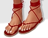 M! Twist Sandals Red
