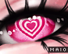 🅜LOVE: red heart eyes