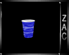 Blue Plastic Cup