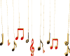 Red & Brown music notes