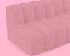 Wafy Pink Sofa