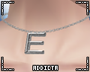 *A* E Letter Necklace