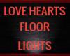 LOVE HEARTS FLOOR LIGHTS