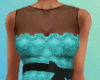 Aqua/Teal Mini Dress