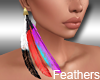 Tribal Feather Earring