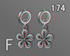 R. Flower Earrings / F