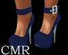 CMR Drak Blue heels
