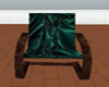 green cuddle chair
