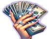 MONEY HAND FEM  S/F