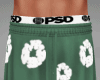 Cotton Wreath Green.