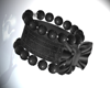 Gisele Blk Bow Bracelets