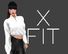 X Fit Fleece White