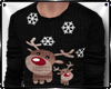 Deer Sweater  Blk
