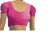 pink leather crop top