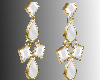 SL Gold&White Earrings