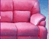 ♡ Pink Leather Couch