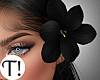 T! Dreamy Black Flower L