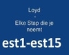 Lloyd - Elke stap