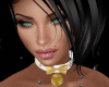 RGB! PomPom Choker Gold