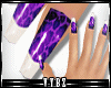 T*purple nails
