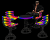 Rainbow Rave Table&Chair
