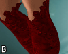 Red Scallop Boots