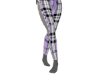 FMB Tartan Leggings Purp