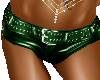 !JR! LEATHER SHORTS GREE