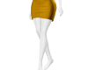 Gold Leather Skirt MLV