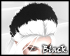 BLACK fuzzy headband