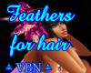Feathers for hair pink