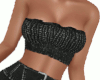 Elle Black Denim Set