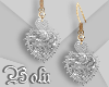 Silver Heart Earrings