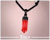 Crystal Necklace Red