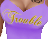 trouble purple Dress