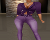 Purple Jean Set