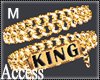 A. KING Gold Bracelet