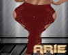 red shimmer pants