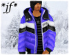 *jf* Blue Winter Ski M