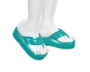 2/6 thongs cyan