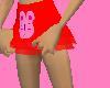 red mini skirt teddy