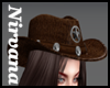 Brown Cowgirl Hat