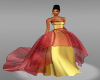 TT CORAL AND GOLD GOWN