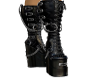black biker bich boots
