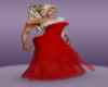 26  red jeweled Gown